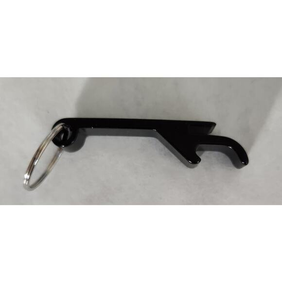 Black Sapporo Beer Keychain & Bottle Opener - Dad's Birthday, Father's Day Gift - Picture 3 of 4